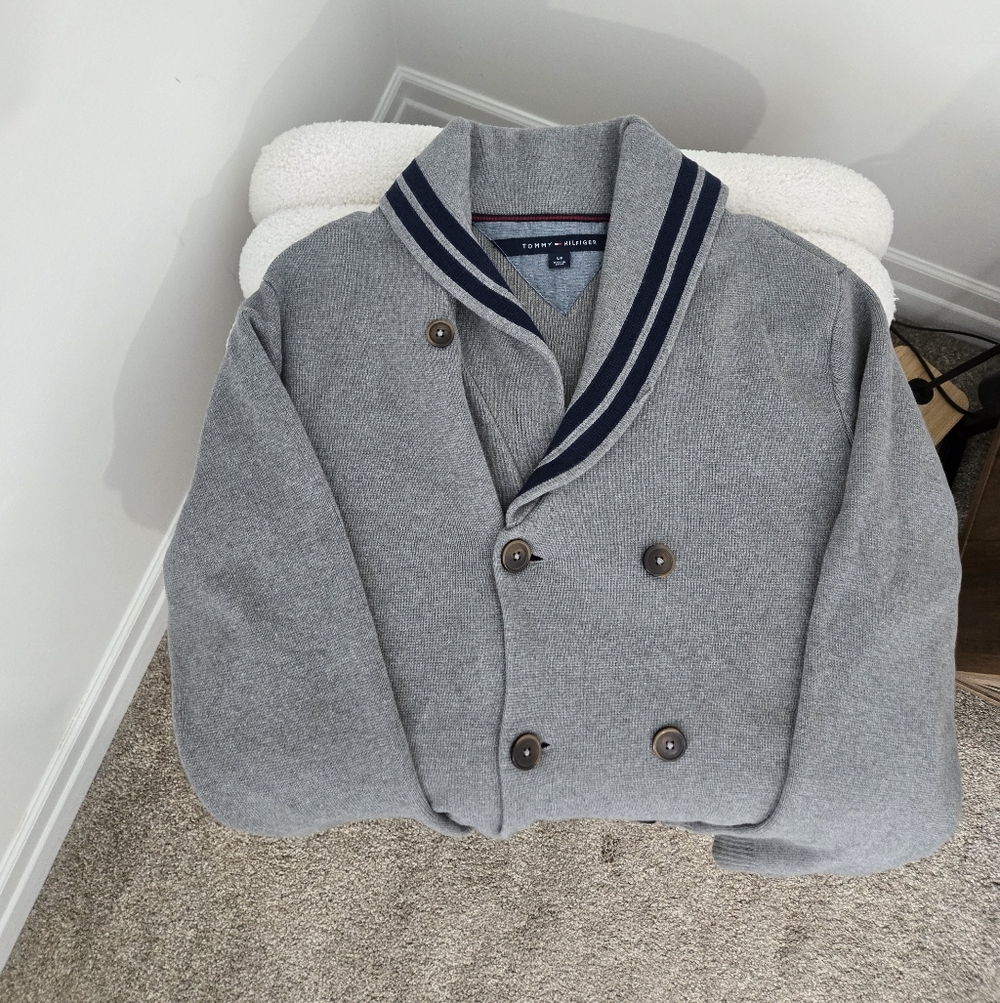 Tommy Hilfiger Double-Breasted Jacket Mens